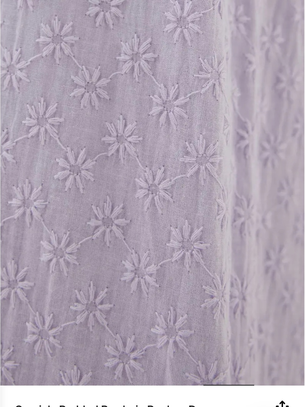 Graciela Padded Broderie Peplum Dress - Picture 3 of 6